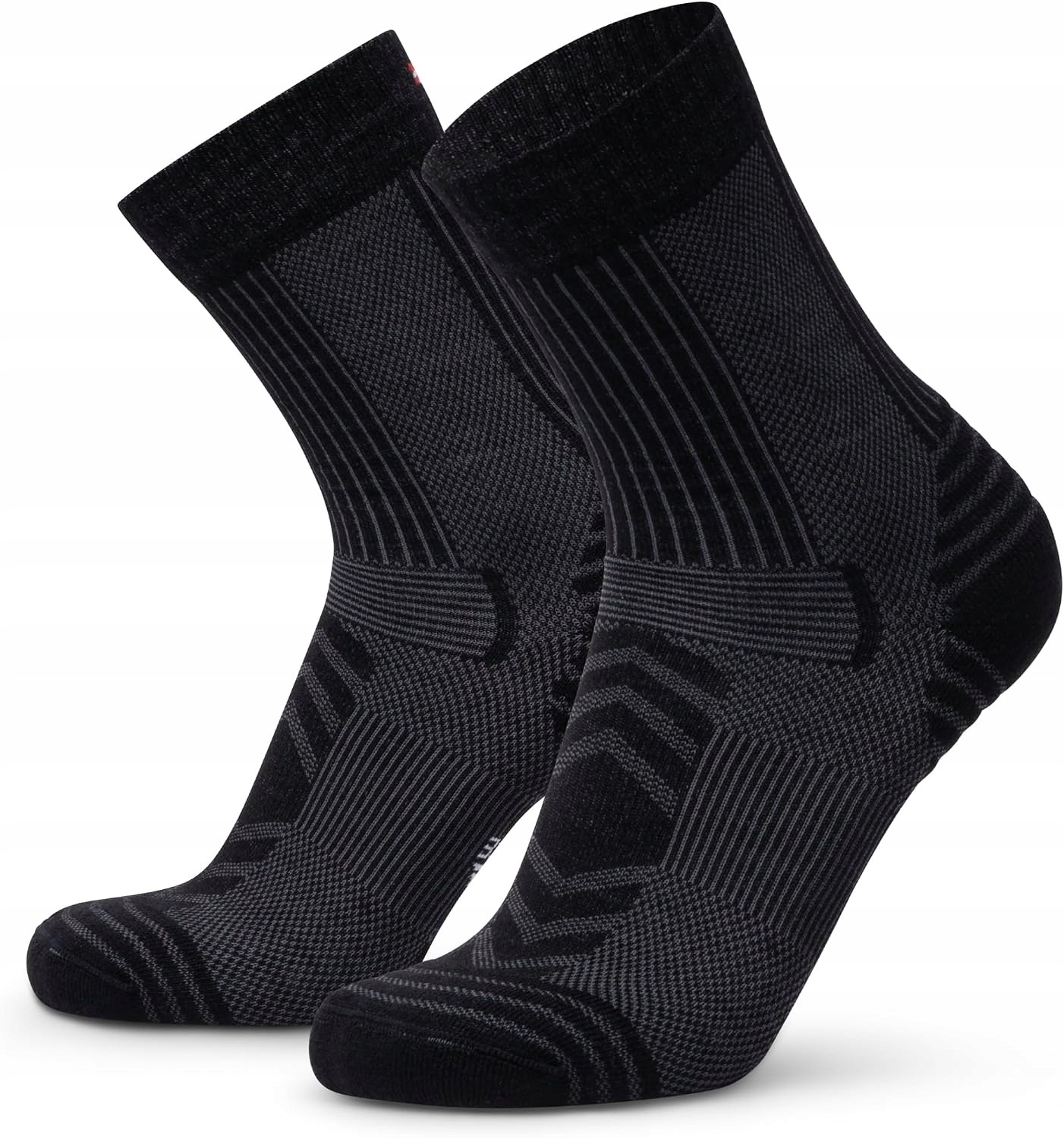 Danish Endurance Skarpety Trekkingowe Merino Czarne 43-47