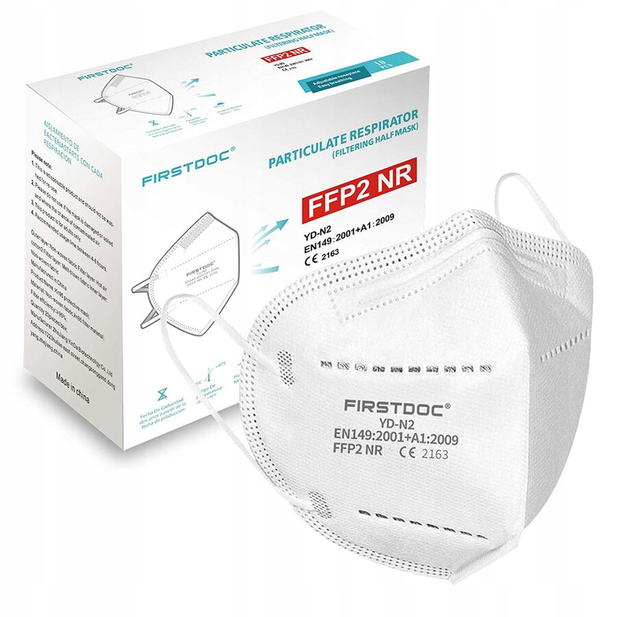 

Maska FFP2 Firstdoc Atestowana Certyfikowan 10 Szt