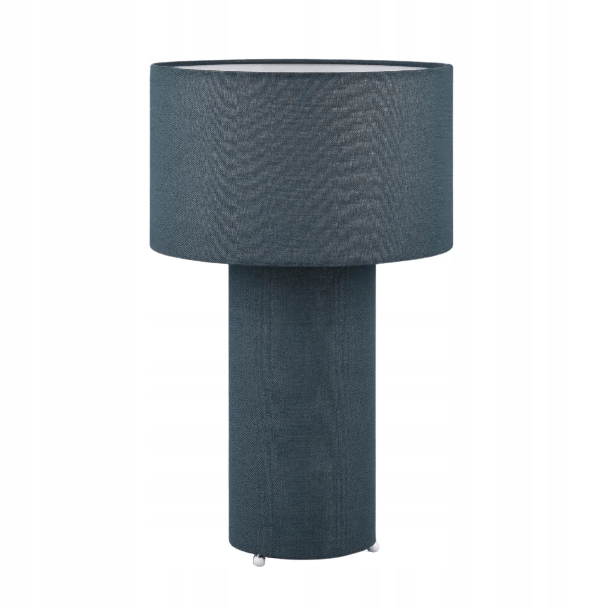 Stolová lampa z tkaniny modrá, 40 cm, do spálne, obývačky Trio