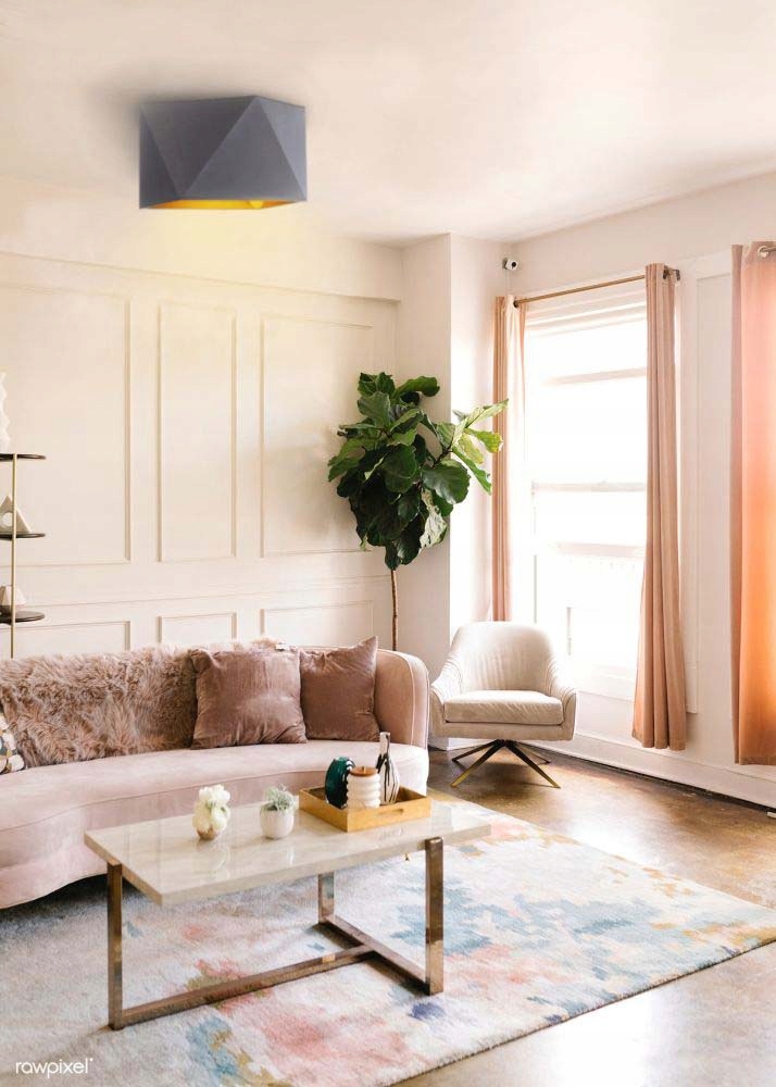 PLAFONIERA SUFITOWA - MIRANDA GOLD Zasilanie sieciowe