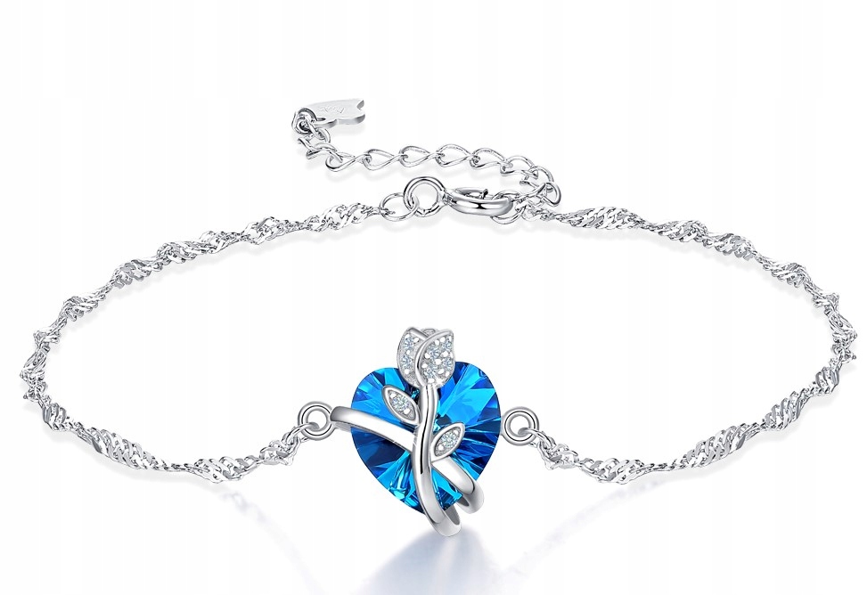 Stříbrný Náramek Dámská Celebrita stříbro o ryzosti 925 na Valentýna