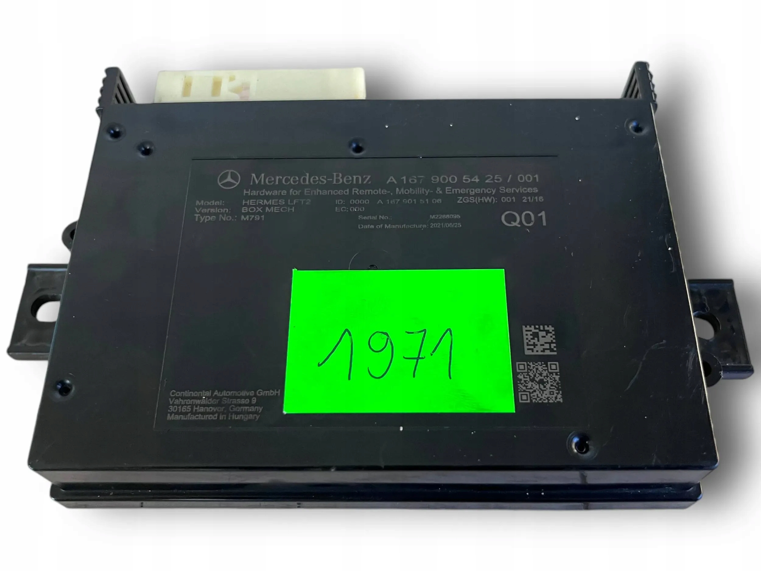 MERCEDES W213 control unit module SOS 1679005425 @M