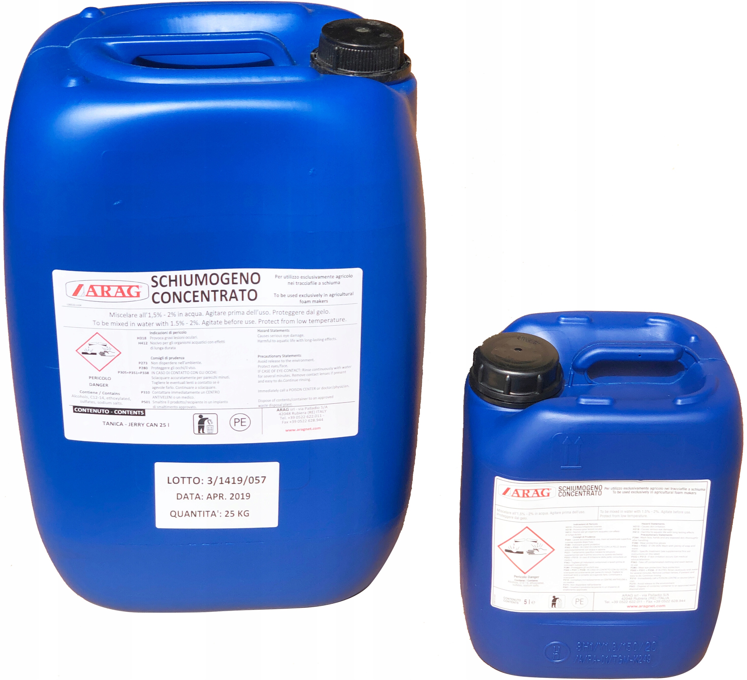 ПЕНООБРАЗУЮЩАЯ ЖИДКОСТЬ 520035 25-ЛИТРОВЫЙ