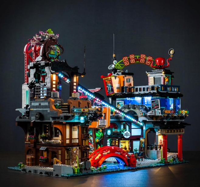 Sada Led osvětlení pro Lego 71799 Ninjago City Markets