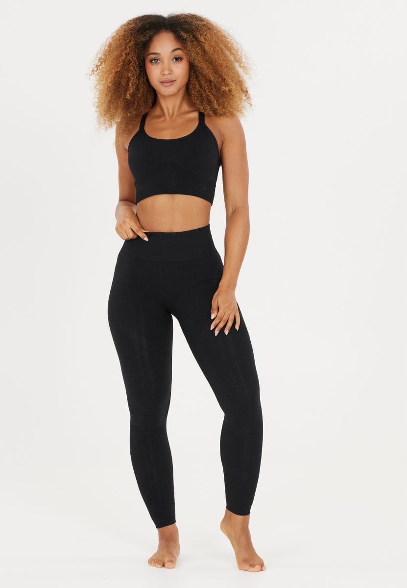 Legíny Athlecia Nagar bezešvé, černé, vel. L/XL – pohodlí a styl