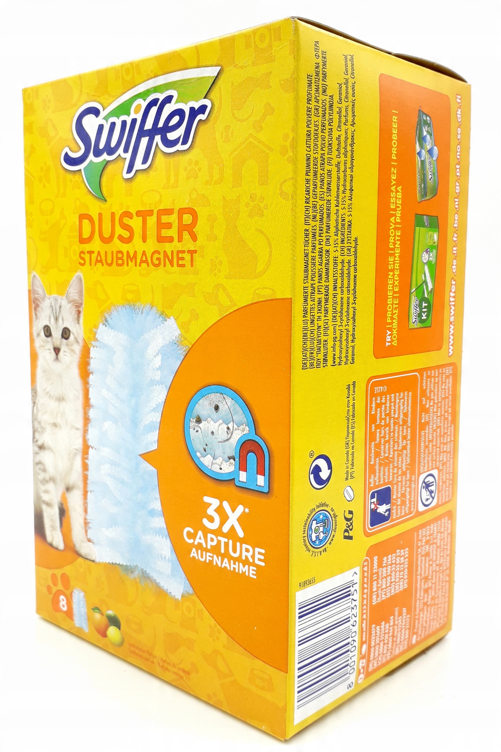 

Wkłady Miotełki Kurzu Swiffer Duster 8szt Citrus