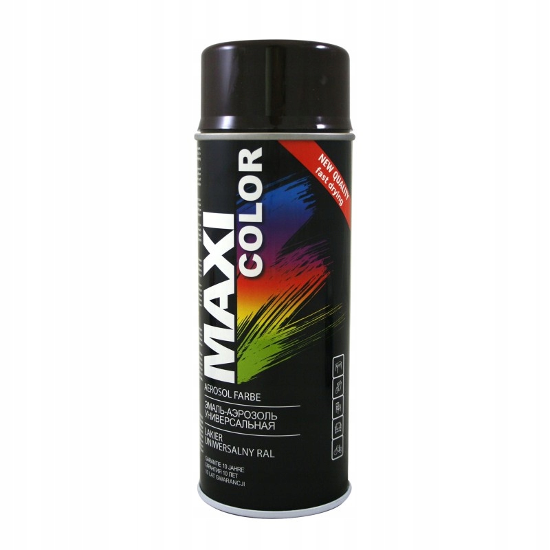 

Maxi Color Spray Czarny Połysk RAL9005 Motip 400ML