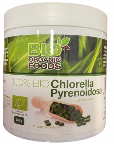 

100% Bio Chlorella Pyrenoidosa tabletki 300g