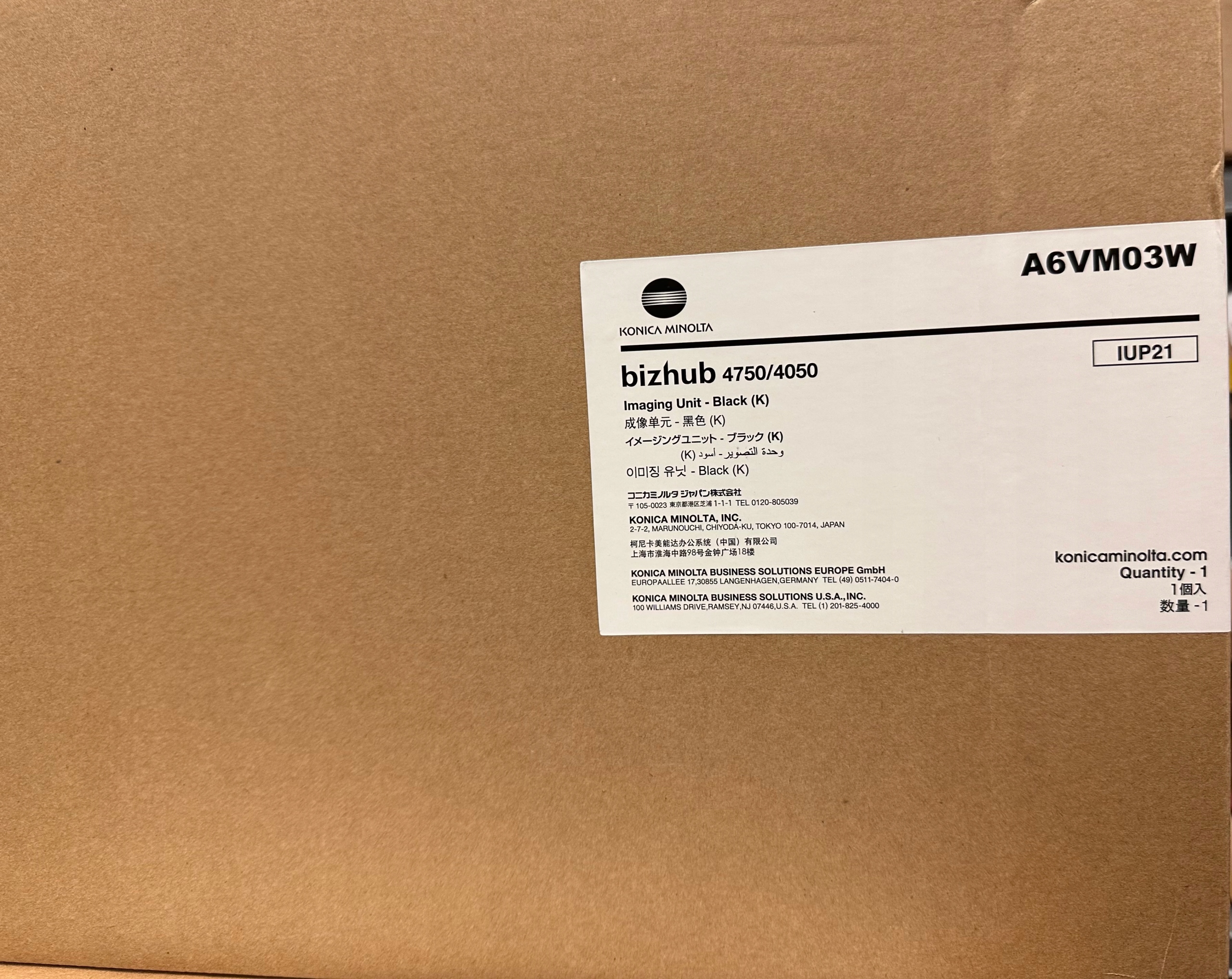 Bęben Konica Minolta IUP-21 Oryginał A6VM03W do Bh 4050