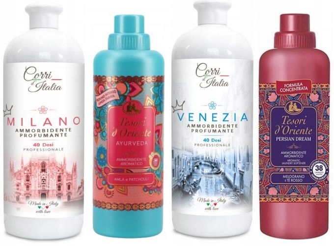 Levně Sada 4 Krásných Tekutin Corri d`ITALIA a Tesori d`ORIENTE Mavp