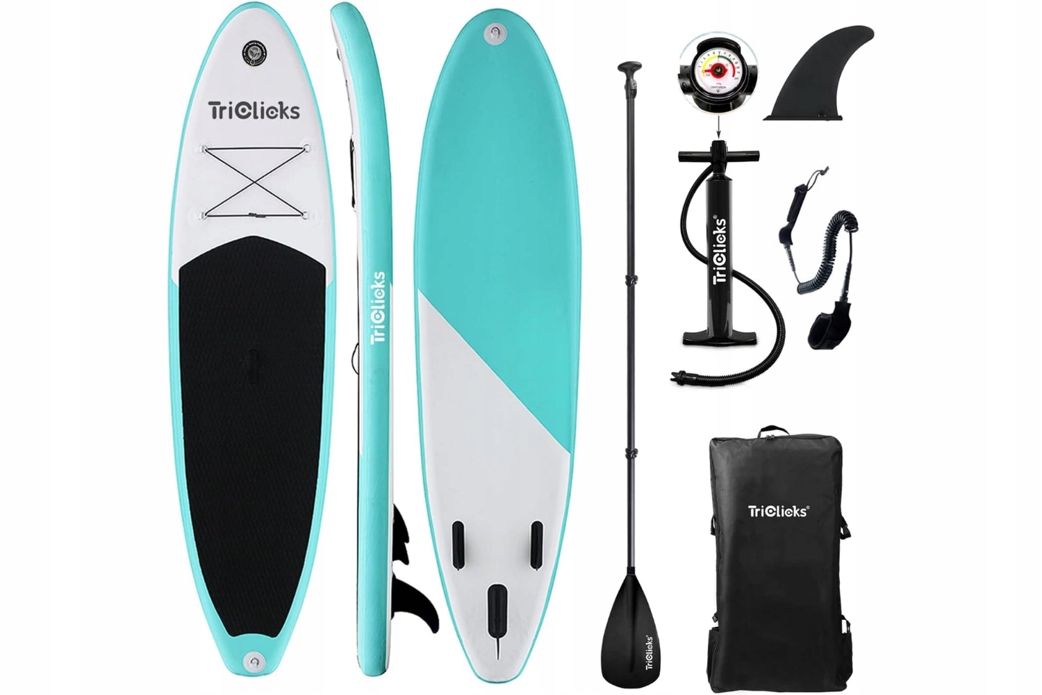 Nafukovací deska Sup Triclicks 300 x 76 x 15 cm doplňky. Pro děti i dospělé