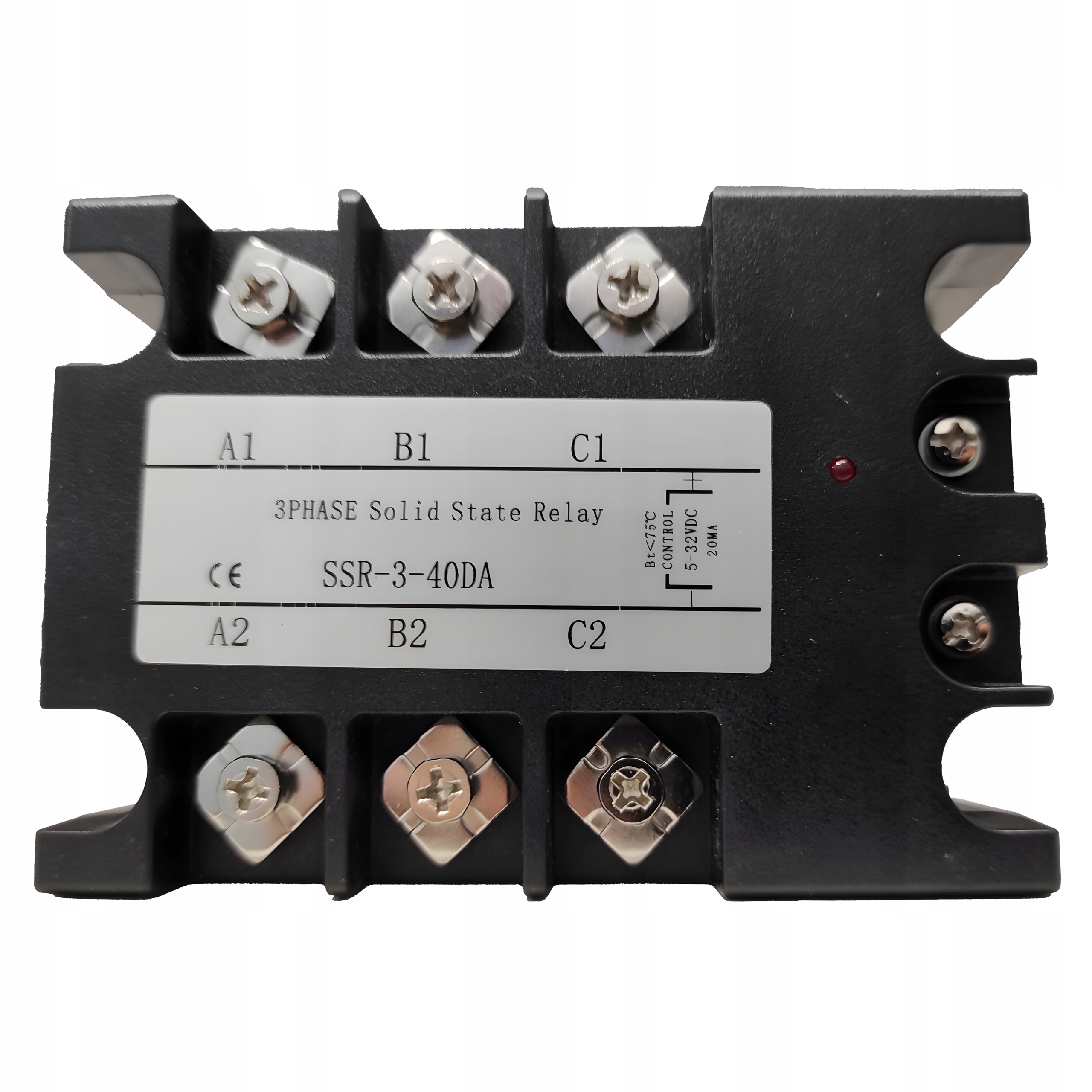 Ssr Relé 3-fázové 3-40A Dc/ac 30-480V Ac Polovodičové