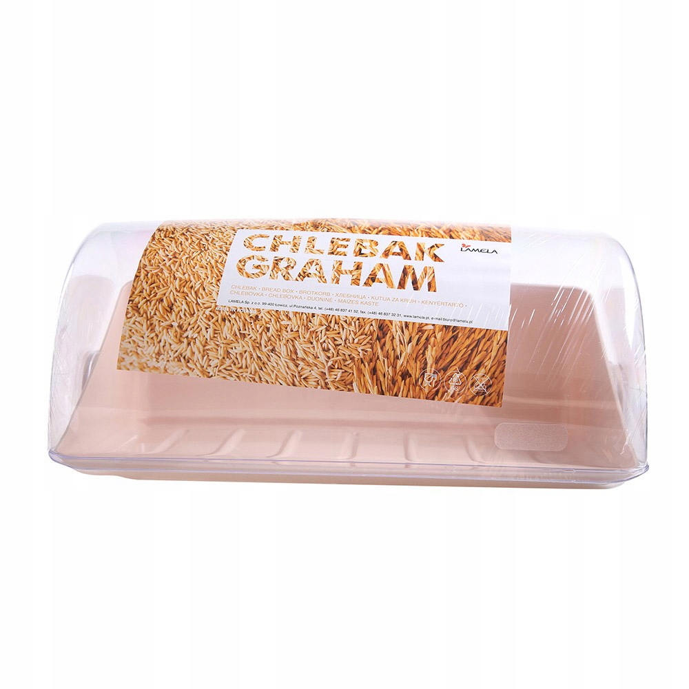 CHLEBAK POJEMNIK NA CHLEB plastikowy duży BEŻ Marka Altom Design