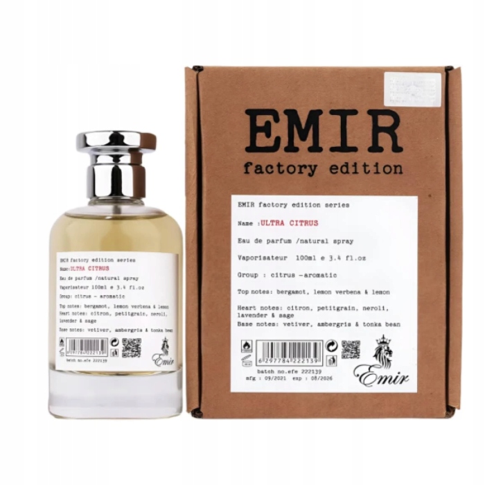 Paris Corner Emir Factory Edition Ultra Citrus woda perfumowana męsk