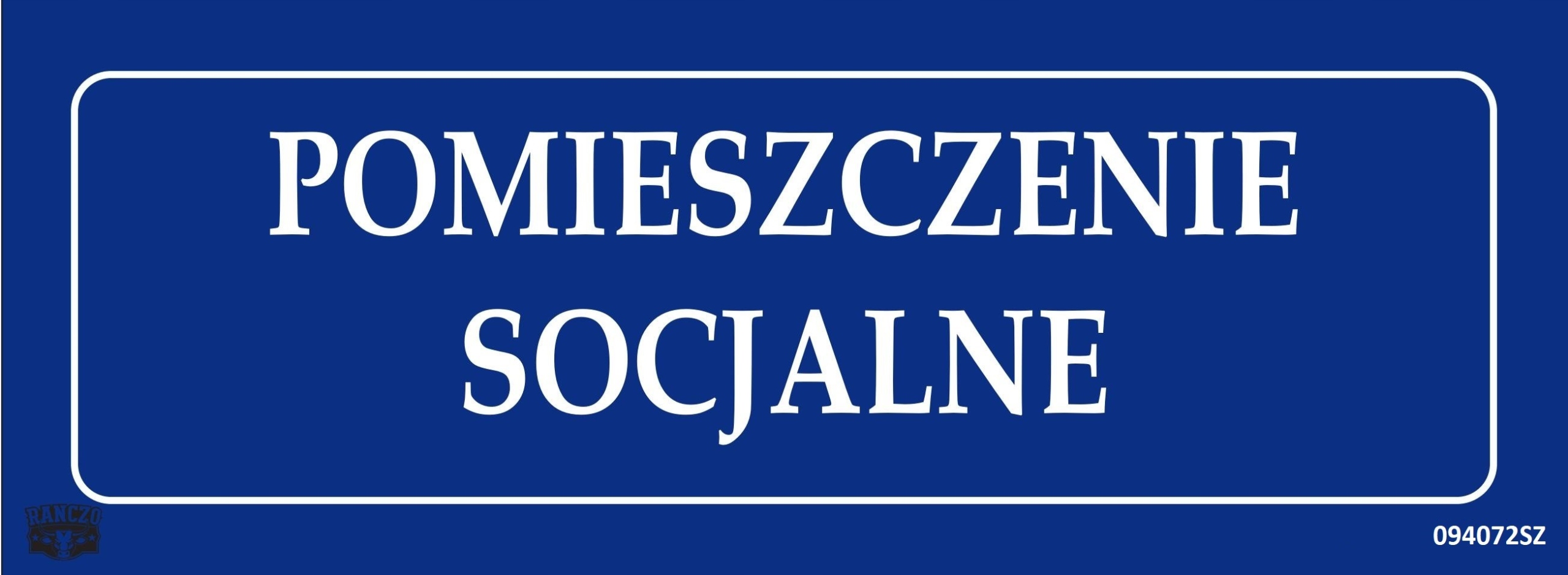 TABLICA NFORMACYJNA ''POMIESZCZENIE SOCJALNE''