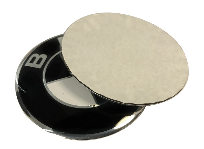 

Zamiennik naklejka alu na dekielki do Bmw 60mm 6cm