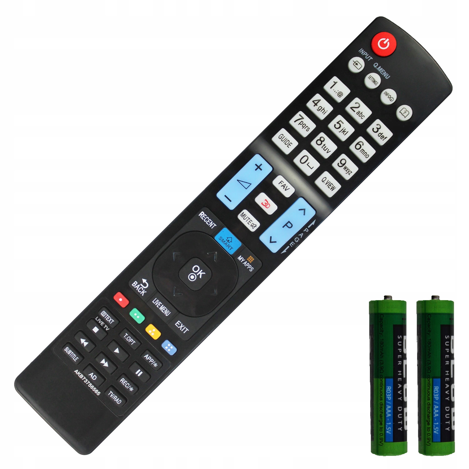 Пульт дистанционного управления Atelm LG 42LB650V черный