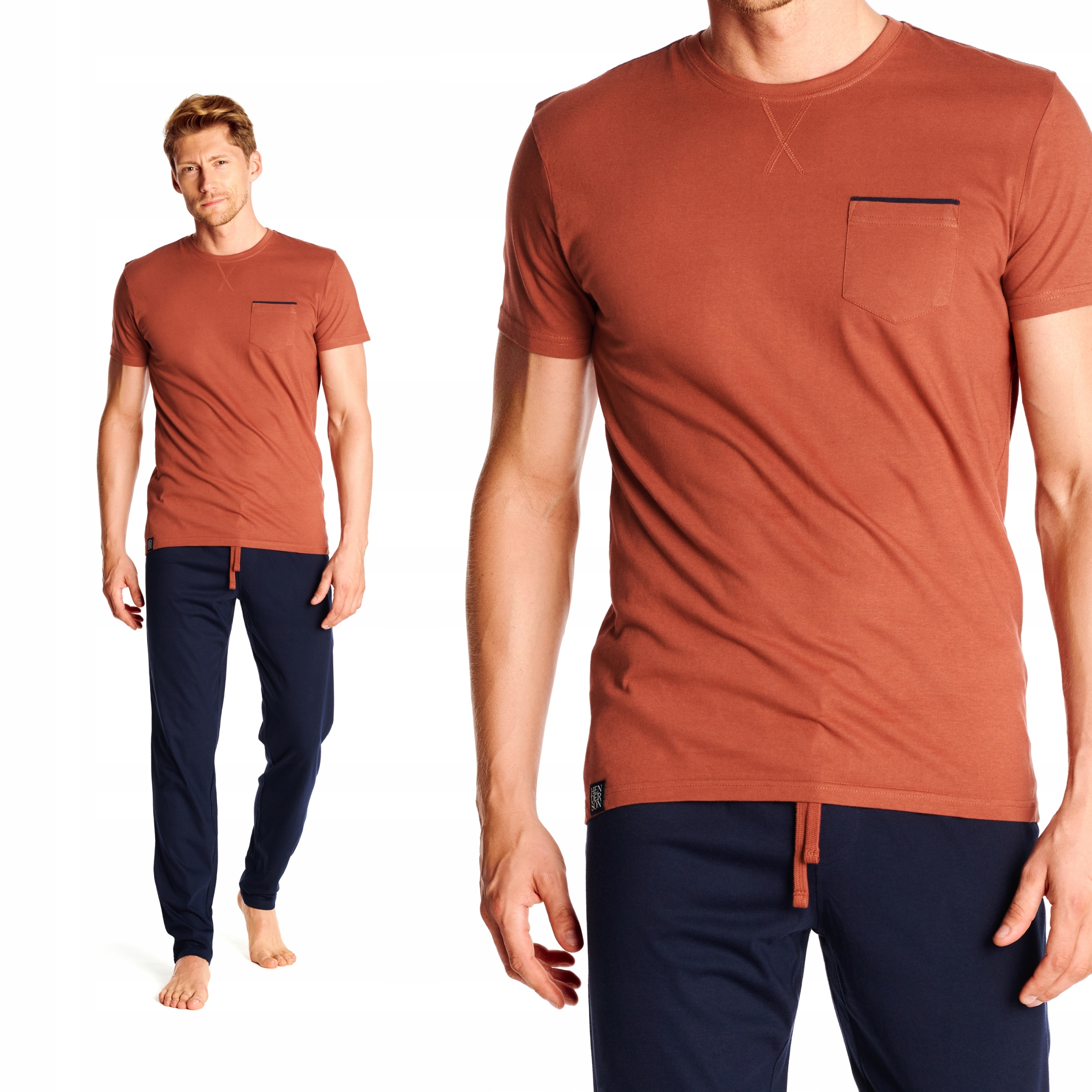 Zing 38365-28 Pánské pyžamo s krátkým rukávem Henderson, velikost XXL