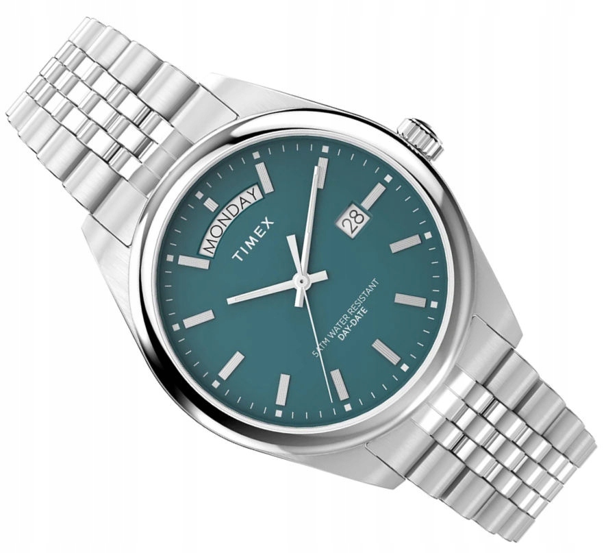 Klasický Pánské Hodinky Na Náramku Timex Legacy Day Date TW2V68000