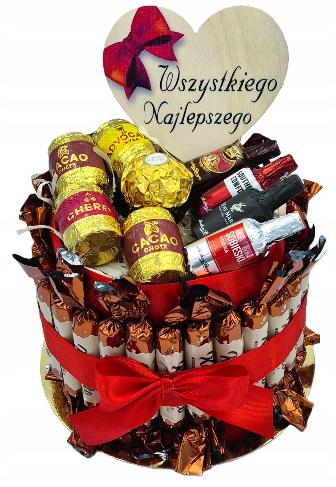 Levně Dort Sladkosti Dárkový koš Sada Dárek Narozeniny Jmeniny 18 30 40 50