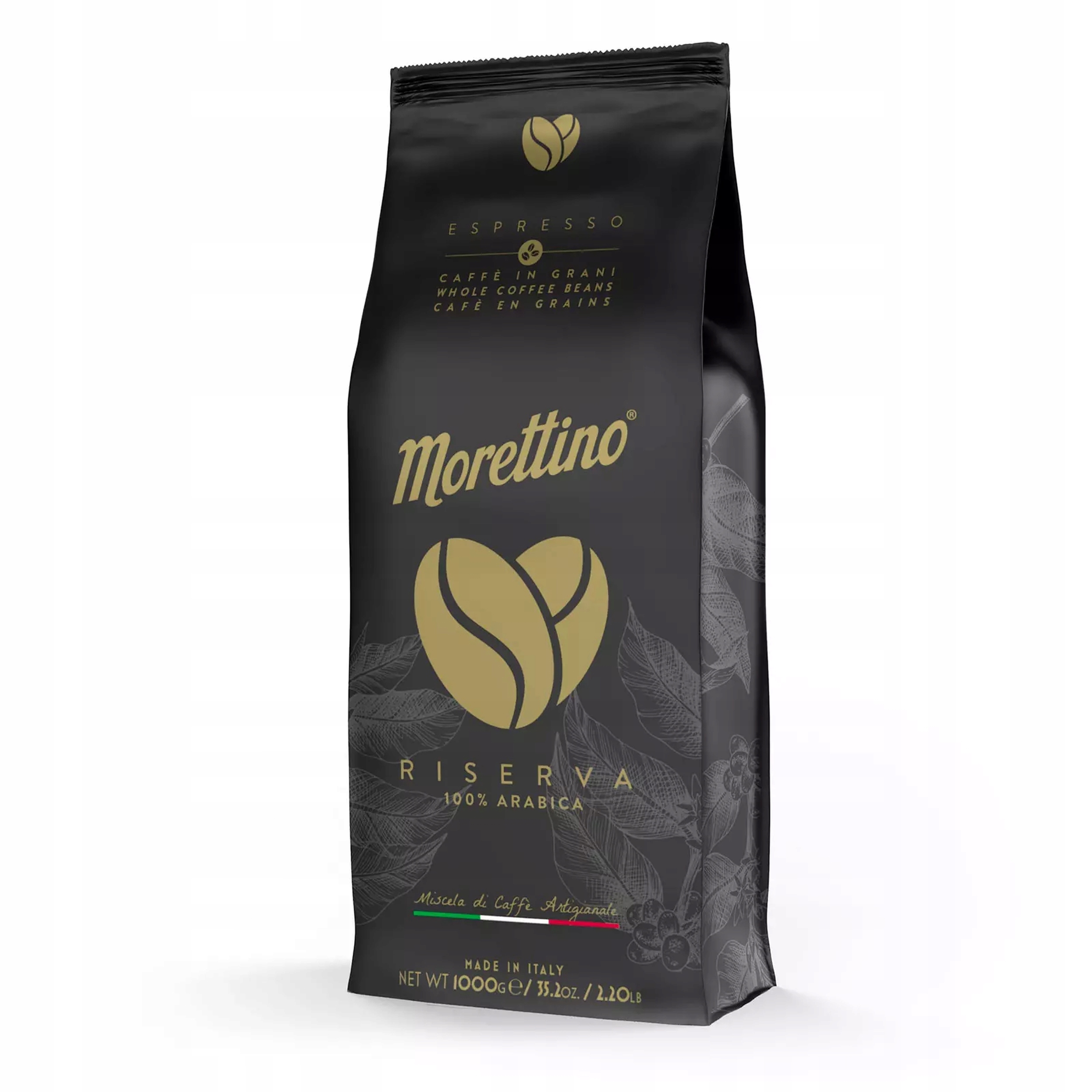 Kawa ziarnista Morettino Riserva 100% Arabica 1kg Sycylia Włochy