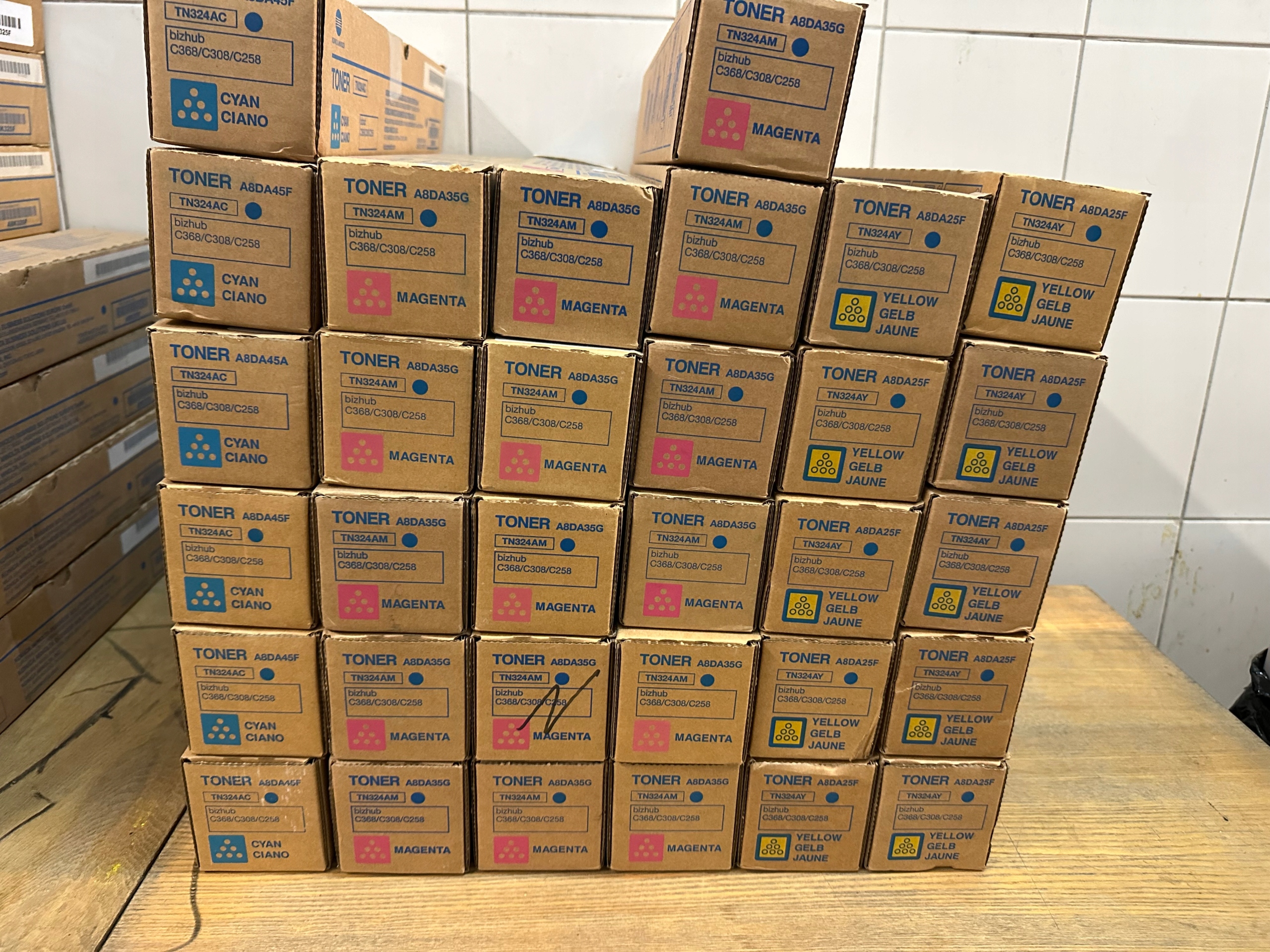 Toner Konica Minolta TN324 Yellow A8DA25H Originál Malý