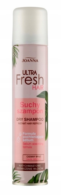 JOANNA ULTRA FRESH HAIR - SUCHY SZAMPON WŁ. BRĄZ