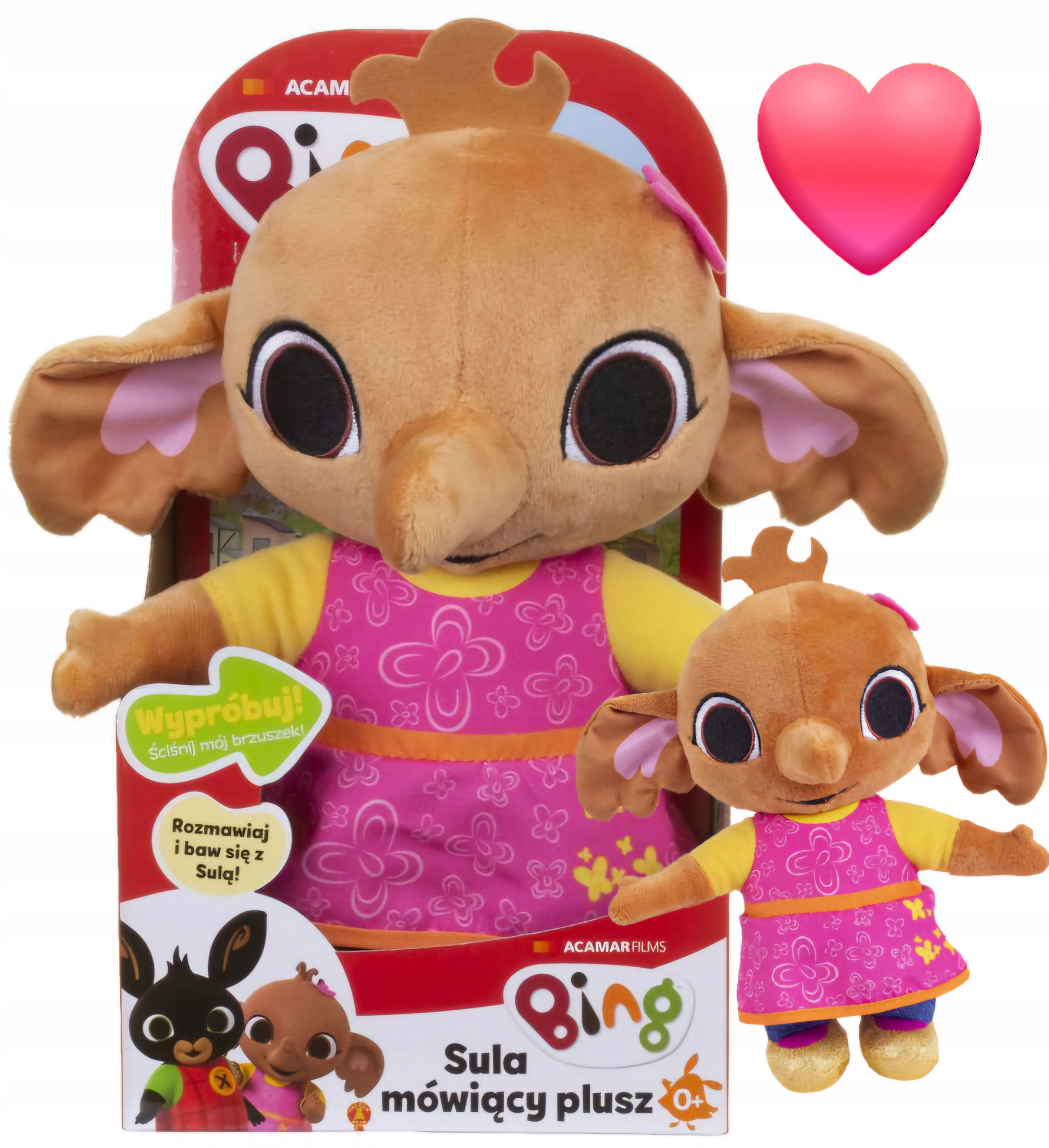 Bing Sula 25cm Język Polski Zabawka Interaktywna pluszowa mówiąca-Zdjęcie-0