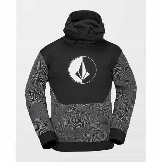 mikina Volcom Hydro Riding Black Print Velikost oblečení: S
