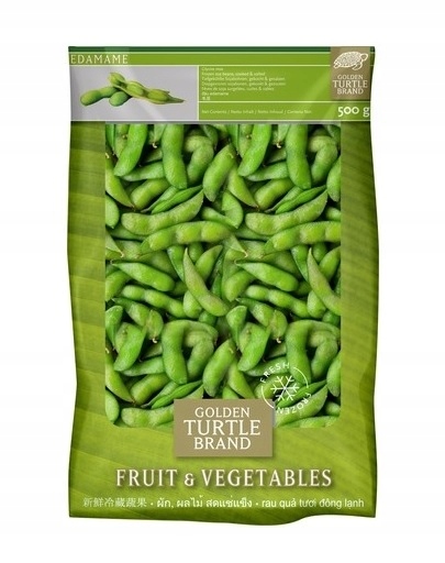 

Mrożona zielona soja Edamame 500 g strąki solona