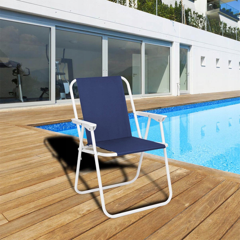 KRZESŁO PLAŻOWE WĘDKARSKIE TURYSTYCZNE OGRODOWE SKŁADANE LEŻAK LEŻANKA Kolor dominujący inny