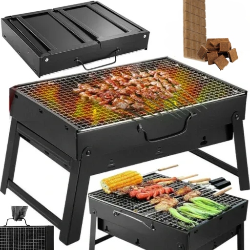 

Grill Turystyczny Przenośny Składany Węglowy Gril