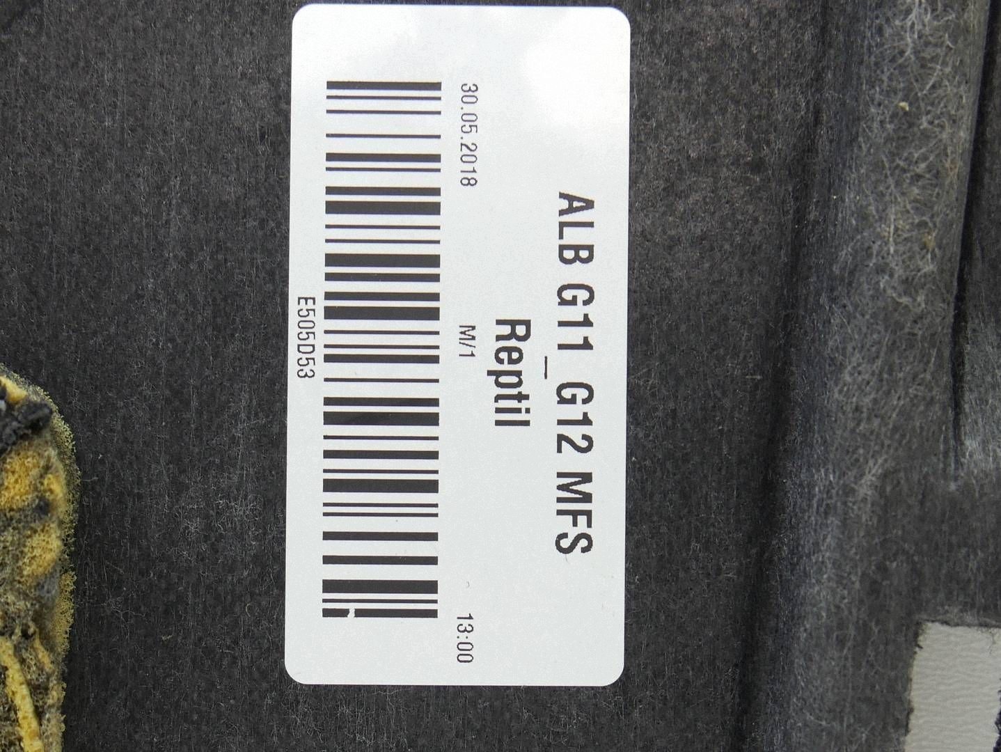 plato boot rear part rear BMW 7 G11 G12 8064917