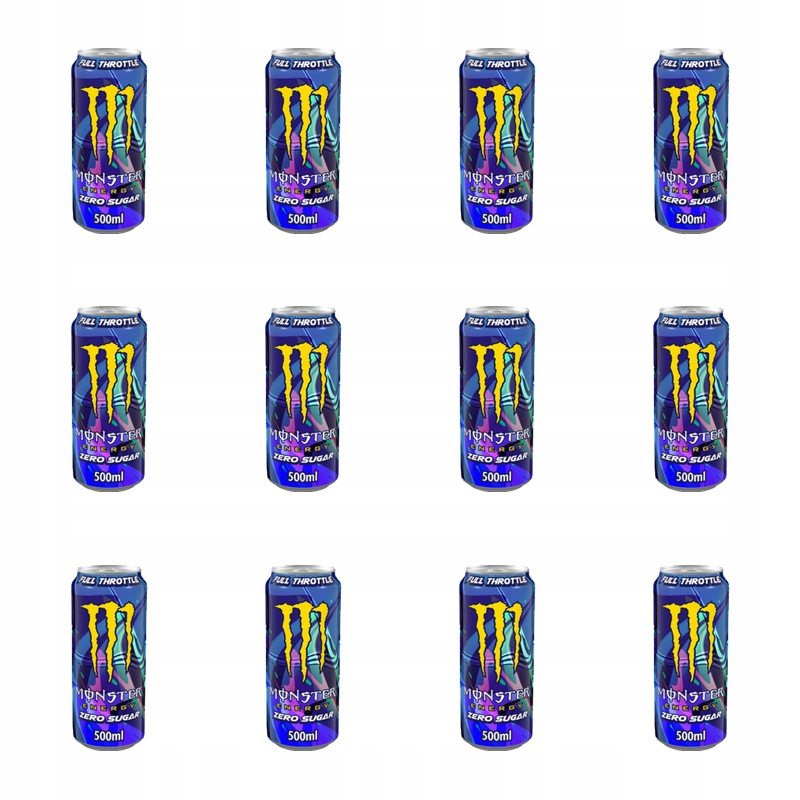 Monster Full Throttle Zero 500 ml X12