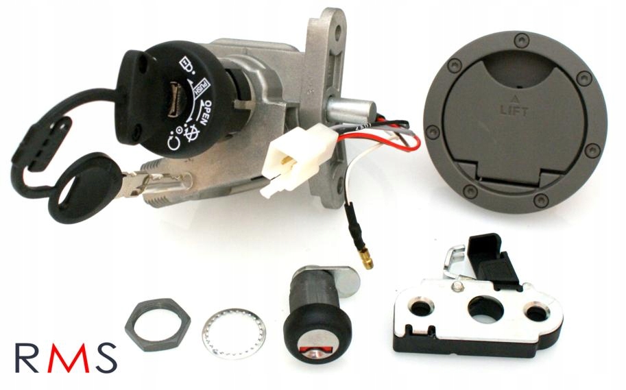 STACYJKA YAMAHA NITRO AEROX ZADI +ZAMKI KPL.