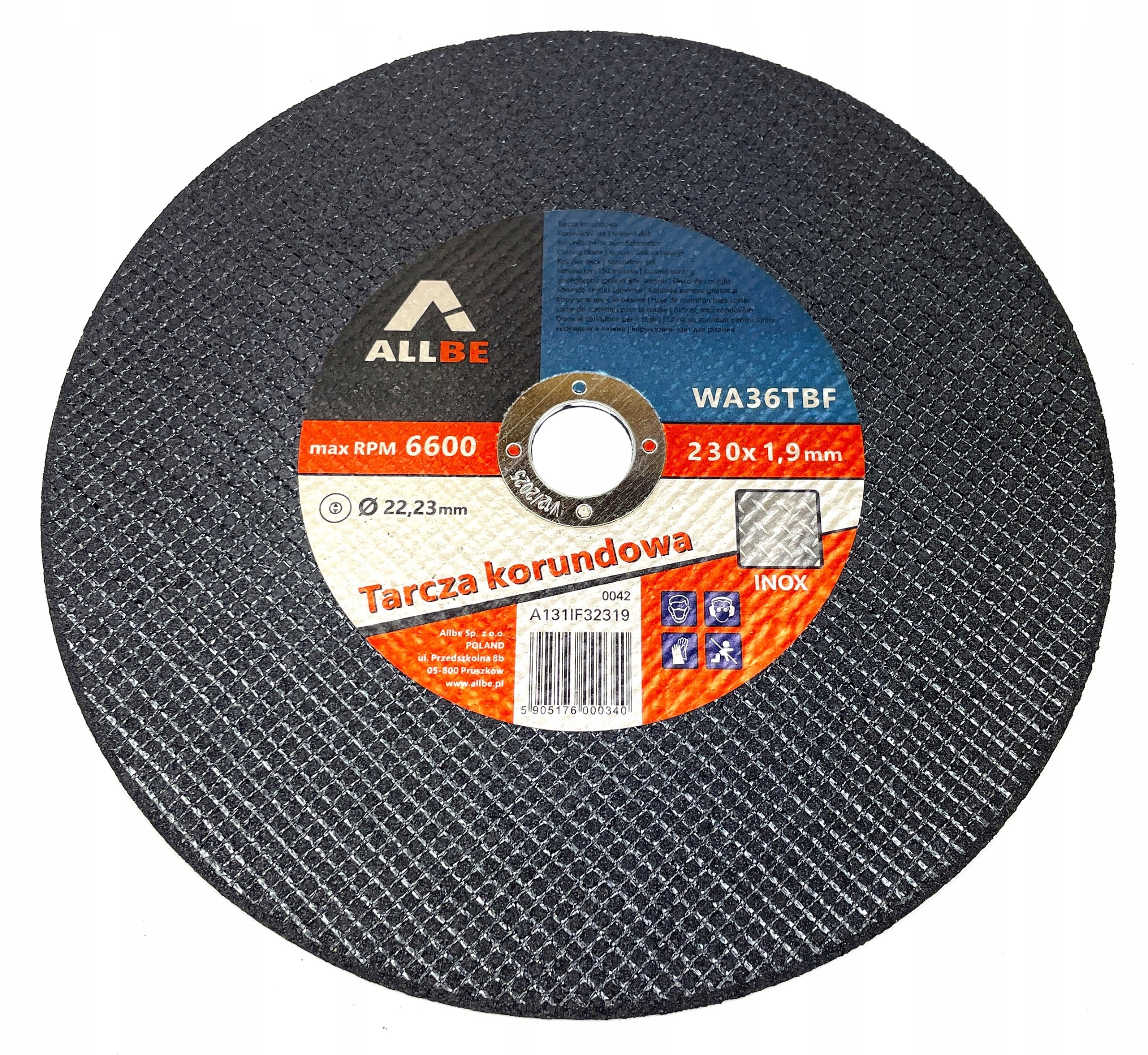 TARCZA DO CIĘCIA METALU 230MM 1.9MM 15SZT INOX WYTRZYMAŁE Marka inny