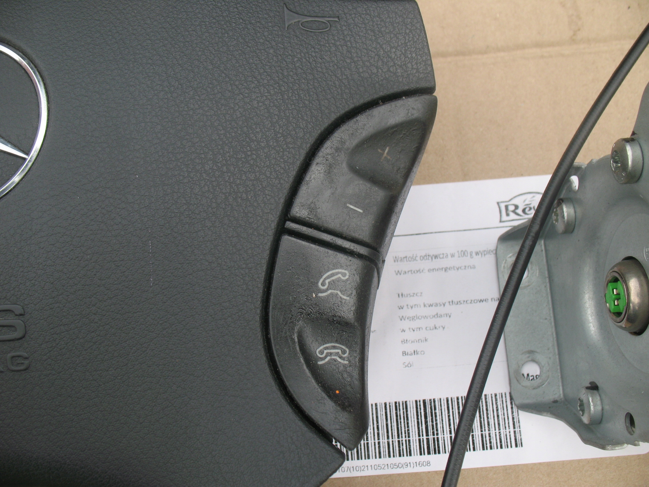 s класс W220 2001 r - консоль Подушки ремни