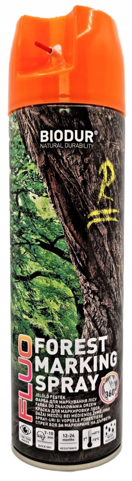 

Spray Farba do znakowania drzew 500 ml Pomarańczow