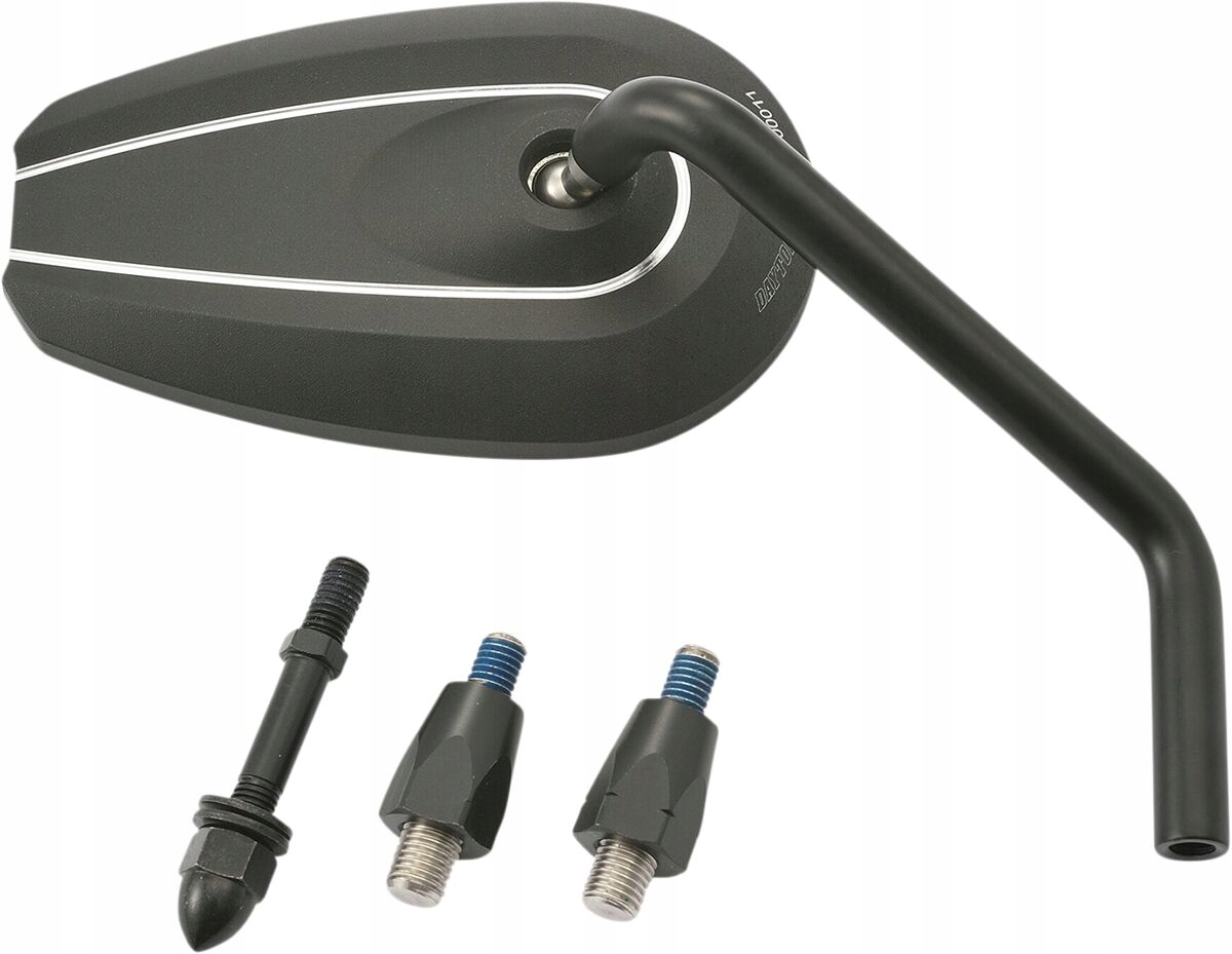 Univerzálne Motocyklové Zrkadlo Daytona M10 X P1.25 Čierne