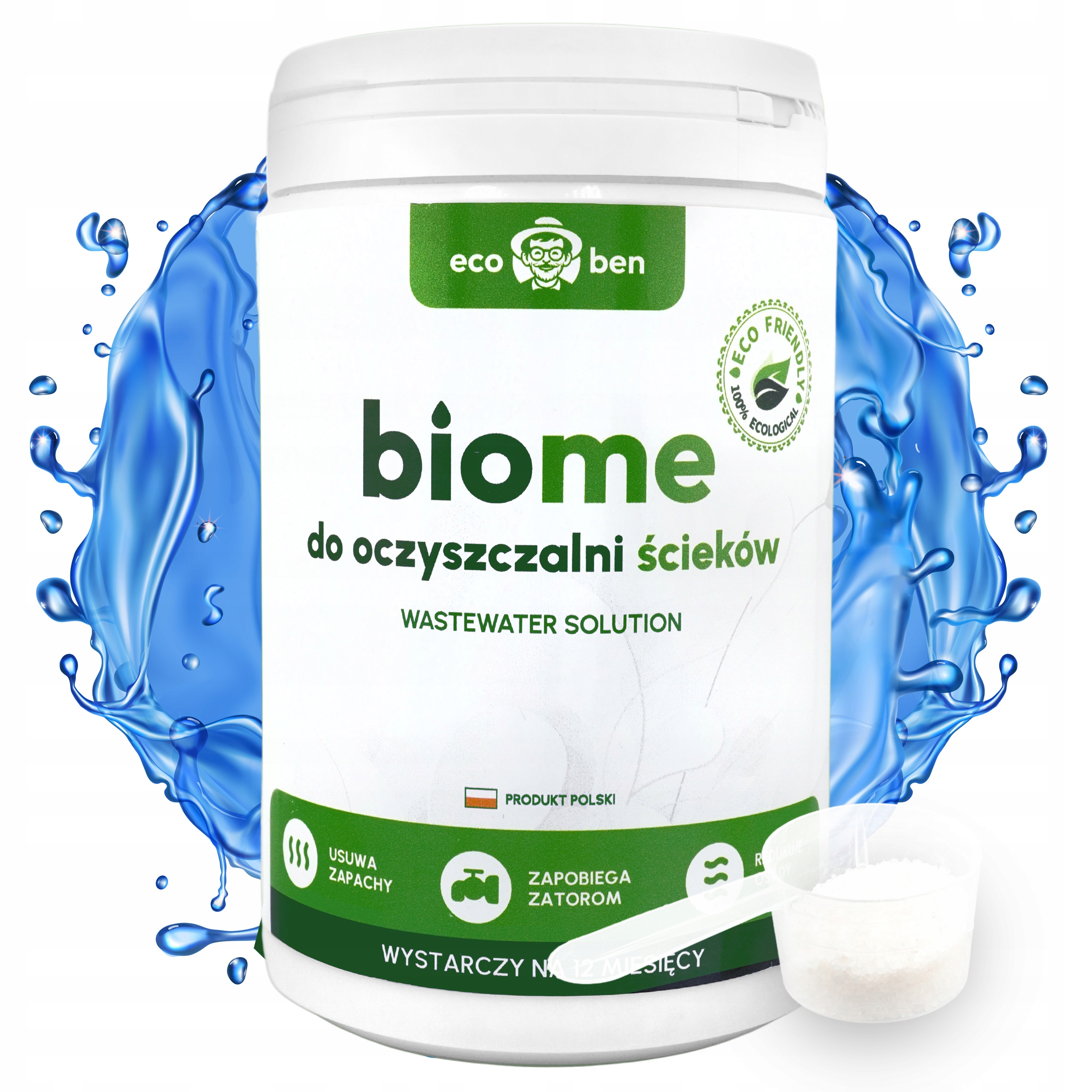 Silný pro čističku odpadních vod Bakterie odstraňuje usazeniny Eliminace pachů 1 kg