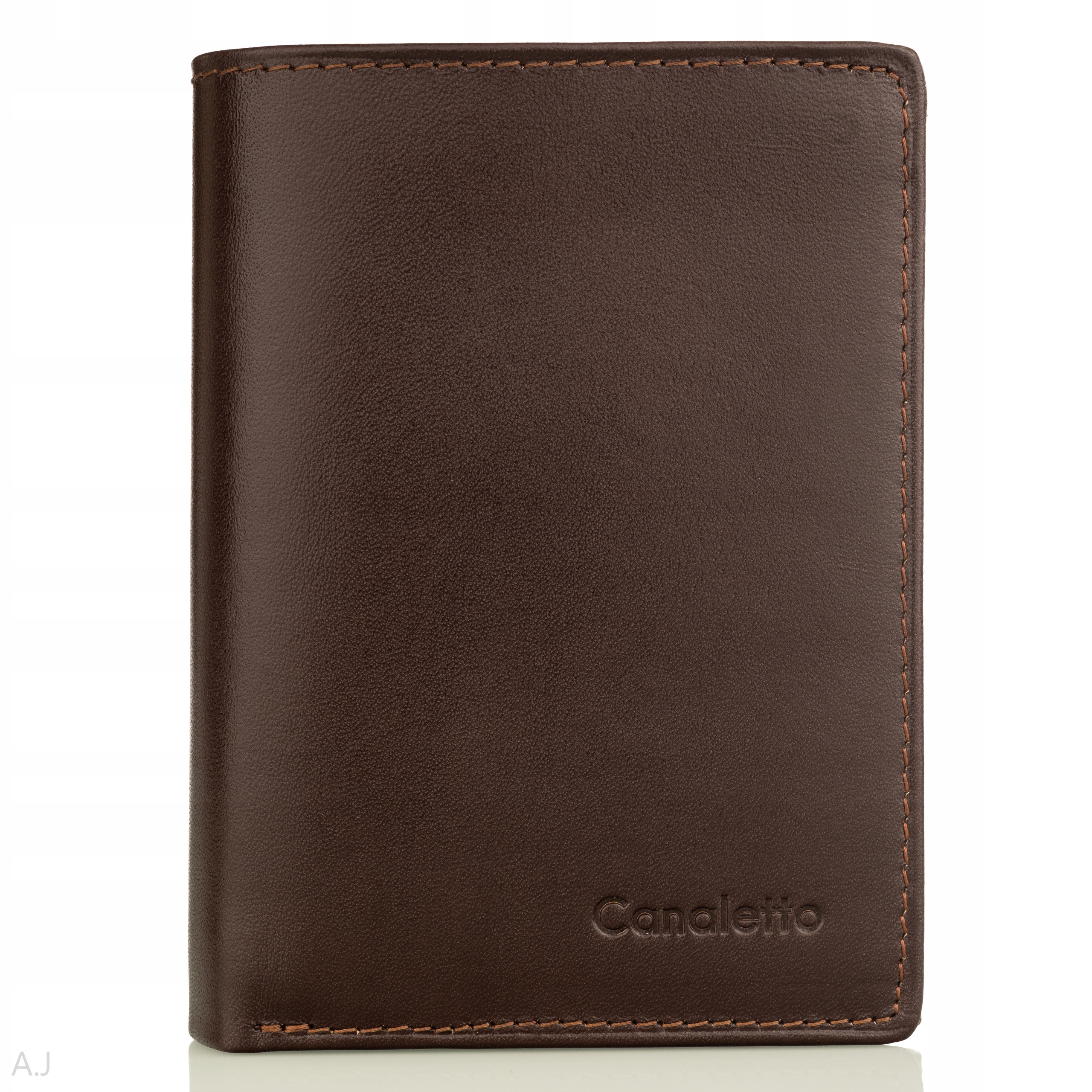 Pánská peněženka z přírodní kůže velká kožená elegantní Rgid pevná