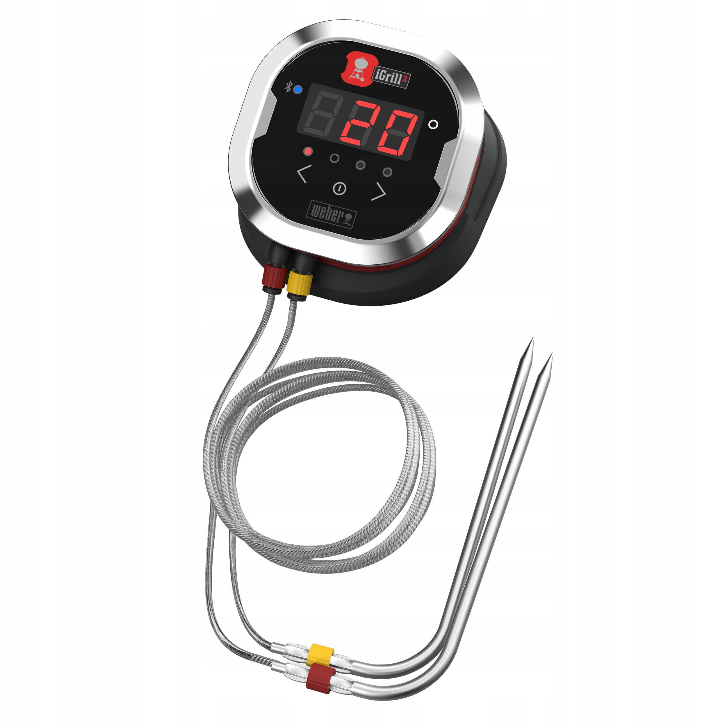 Elektronický teplomer na mäso do grilu so sondou Weber iGrill 2 0-380 °C