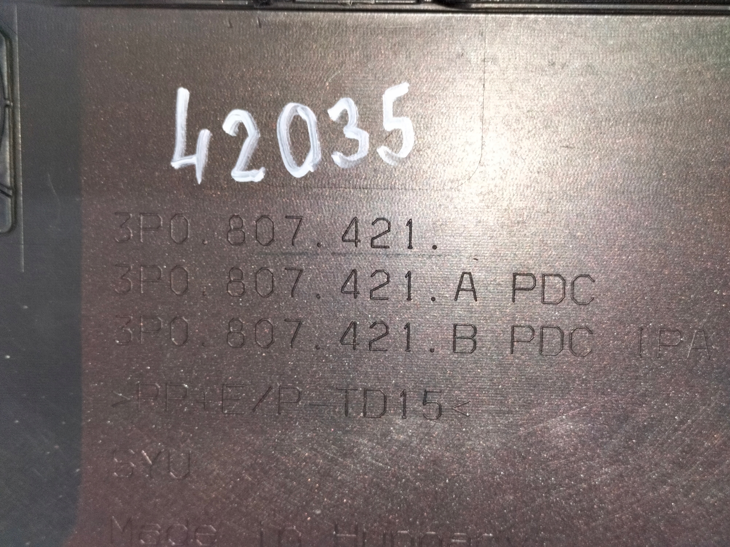 bumper rear rear part SKODA SUPERB 4 IV 24- KOMBI