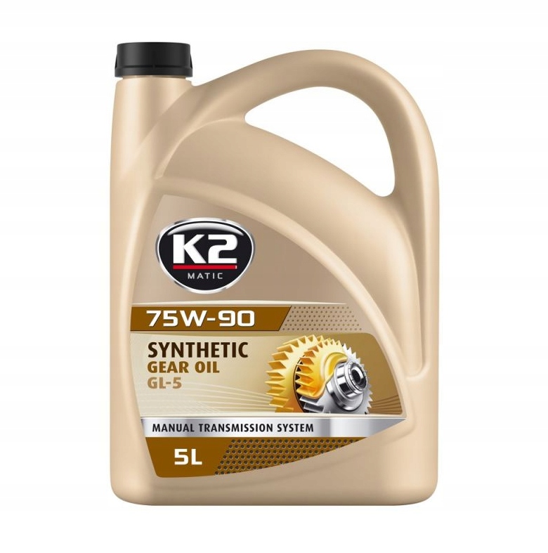 

K2 75W90 GL-5/4 Syntetyczny Olej Przekładniowy 5L