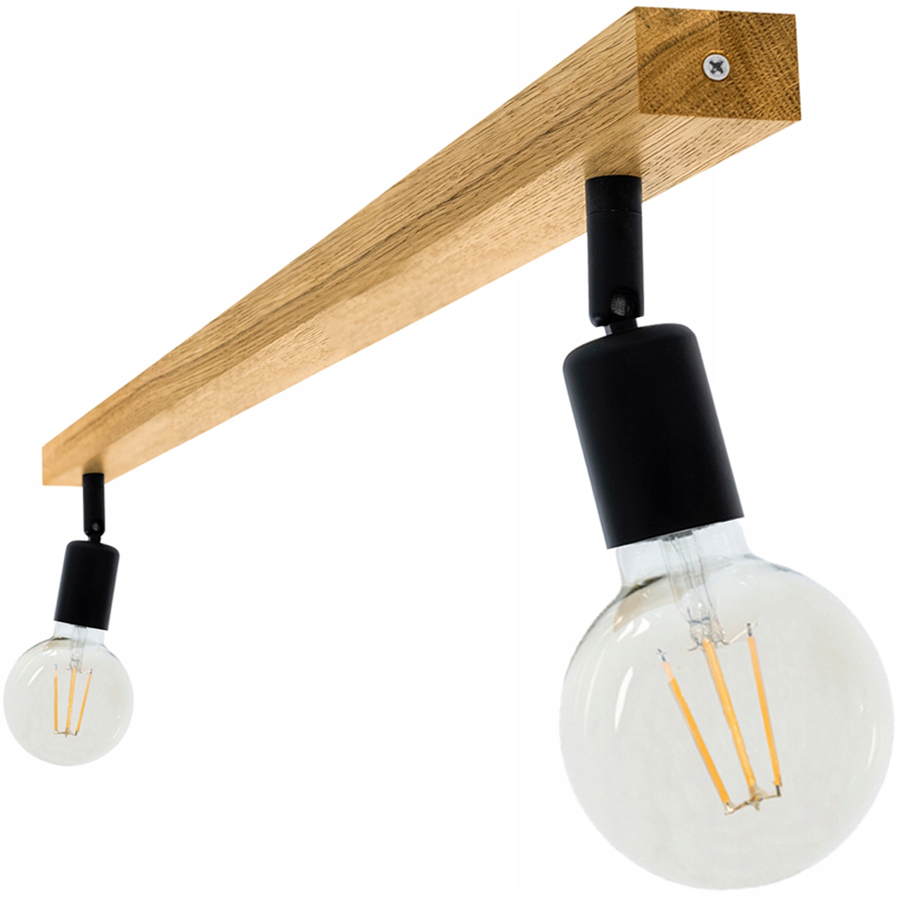 Led svietidlo spot stropné svietidlo Dubové 90 cm E27 Pohyblivé nástenné závesné