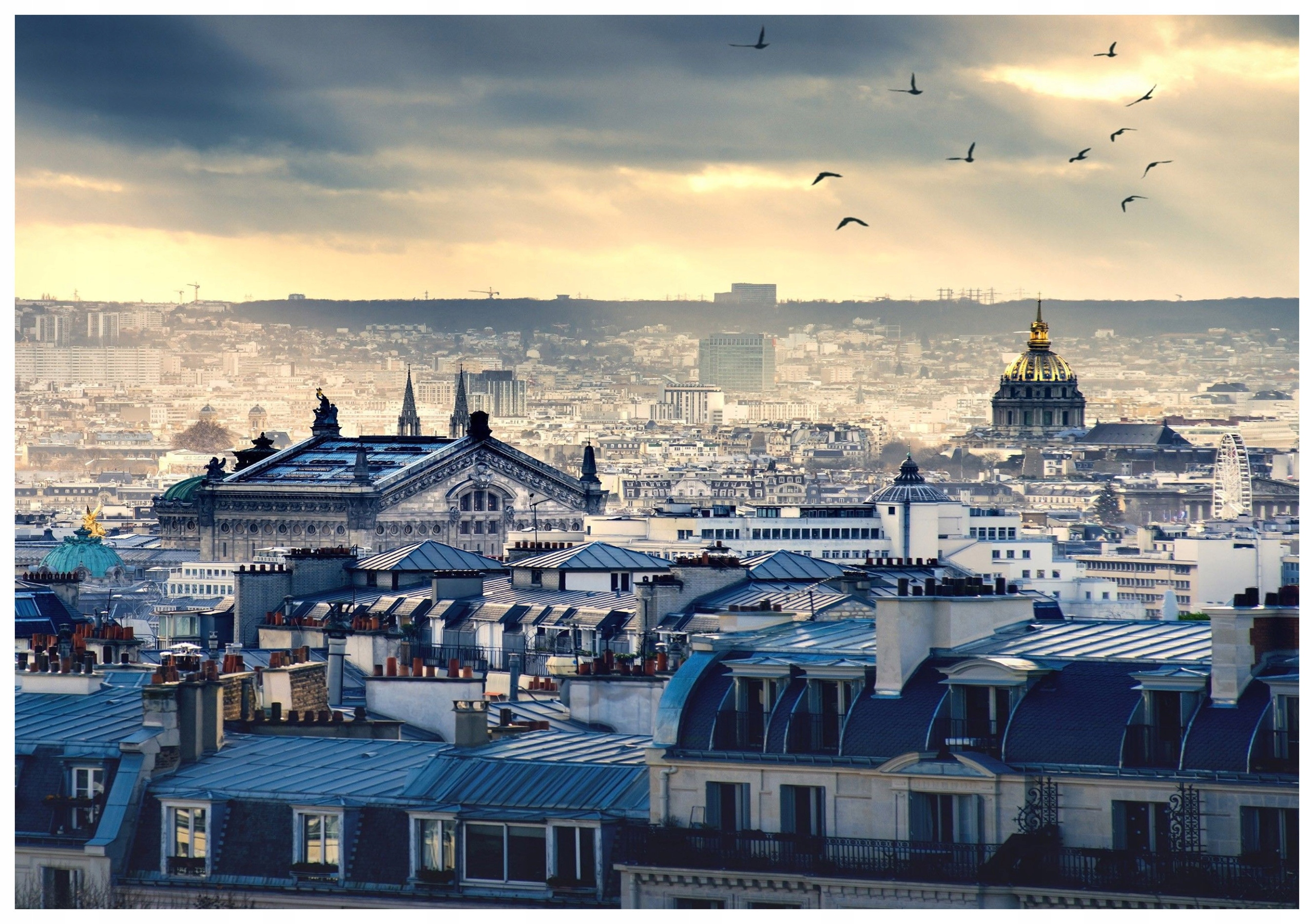 Fototapeta Paříž Panorama střecha Architektura Město snů 312x219 lepidlo