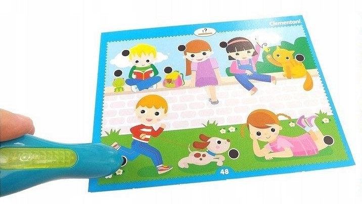 Mówiące Pióro 500 Pytań 50782 Gra Edukacyjna Clementoni 3+ Minimalny wiek dziecka 0