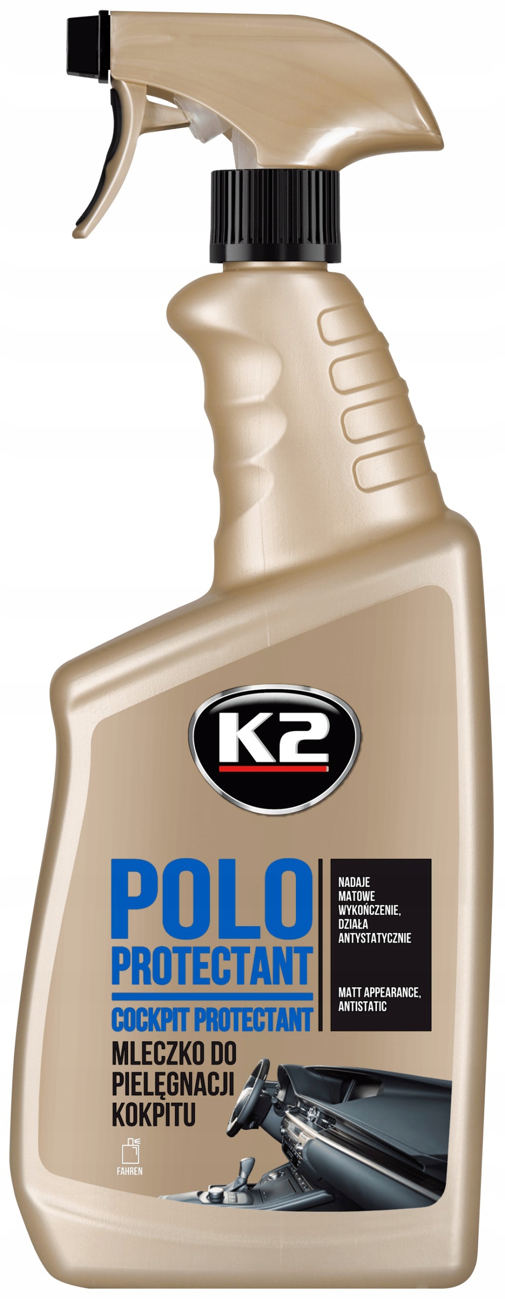 K2 - POLO PROTECTANT - ŚRODEK DO KOKPITU - FAHREN - 770 ML