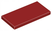 

Lego 87079 Tile Płytka 2x4 czerwona ciem Nowa (1g)