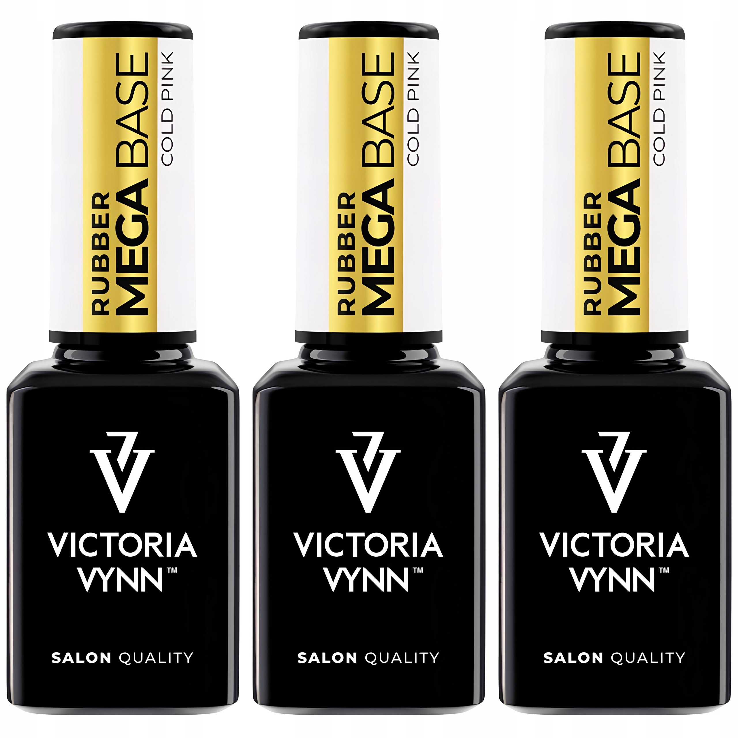 3 x Victoria Vynn Budující báze na nehty Cold Pink Base Růžová 15 ml